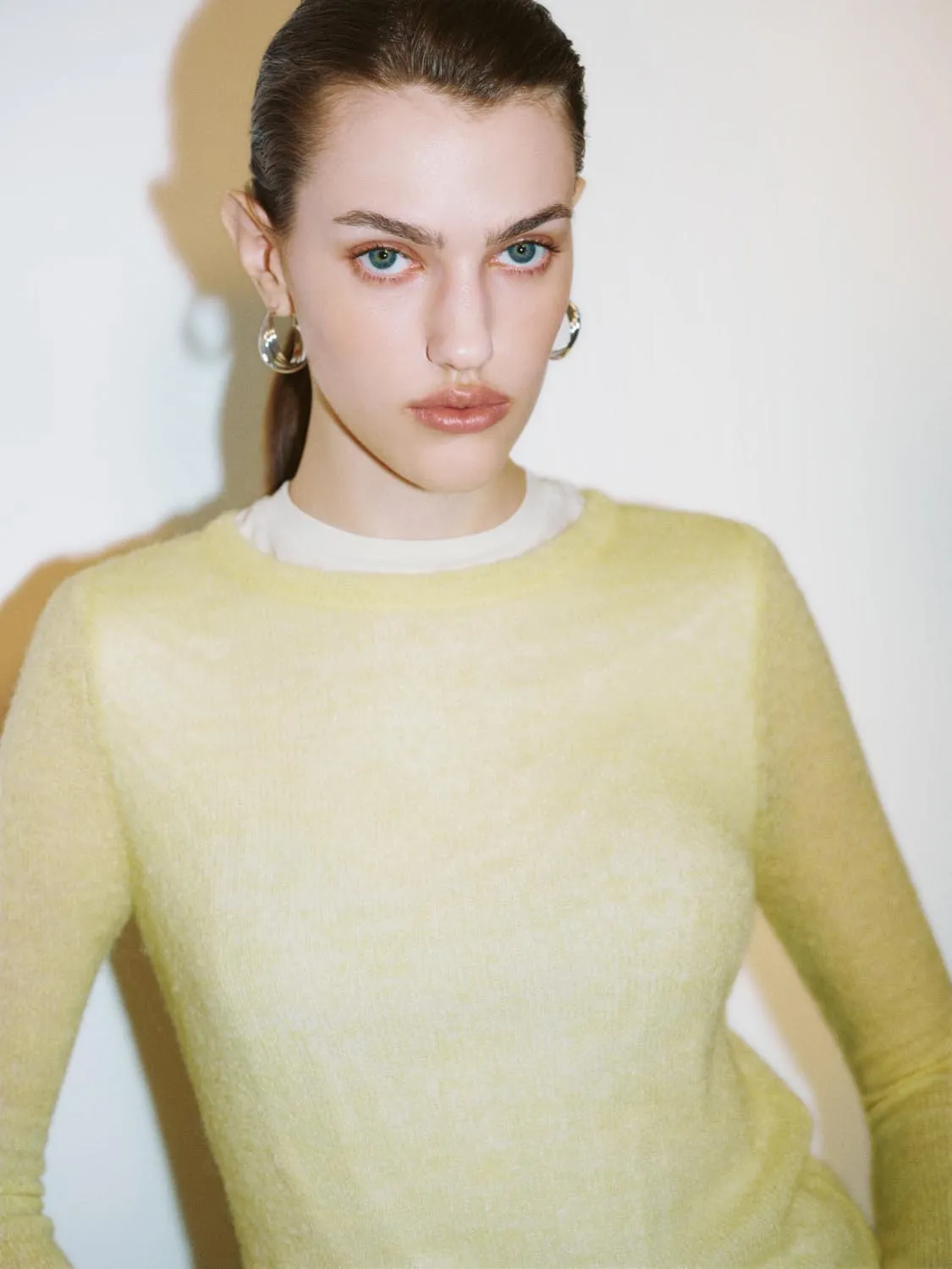 Crew Neck Long Sleeve Knitted T-Shirts sold by Urban Revivo product image thumbnail 3