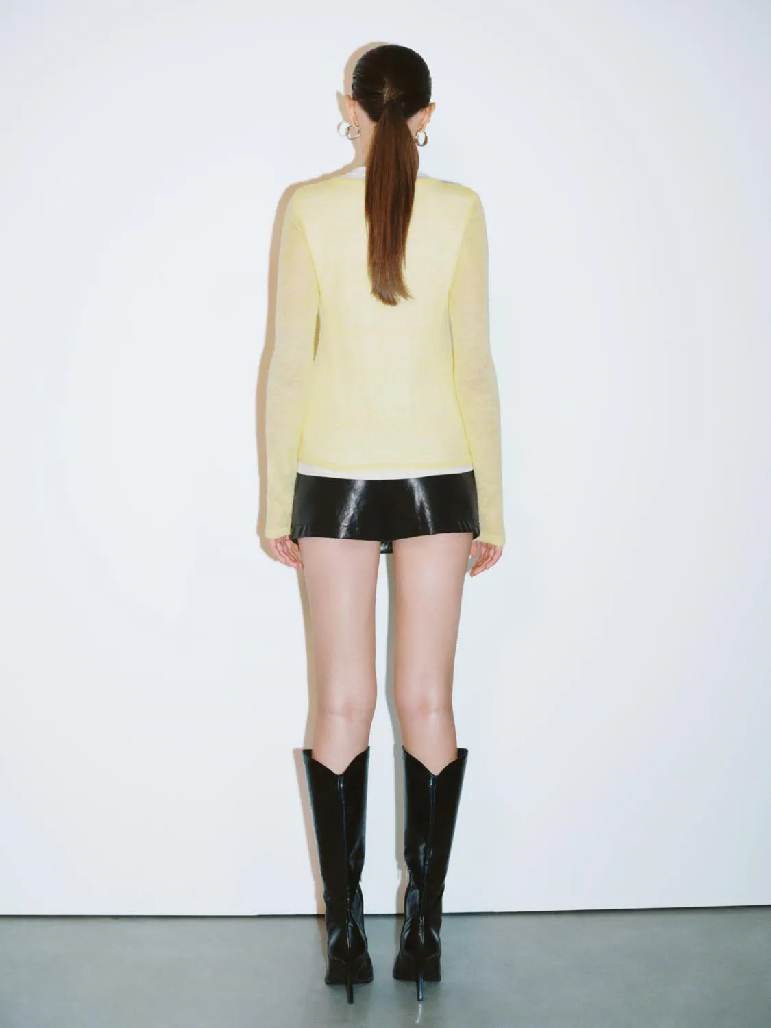 Crew Neck Long Sleeve Knitted T-Shirts sold by Urban Revivo product image thumbnail 5