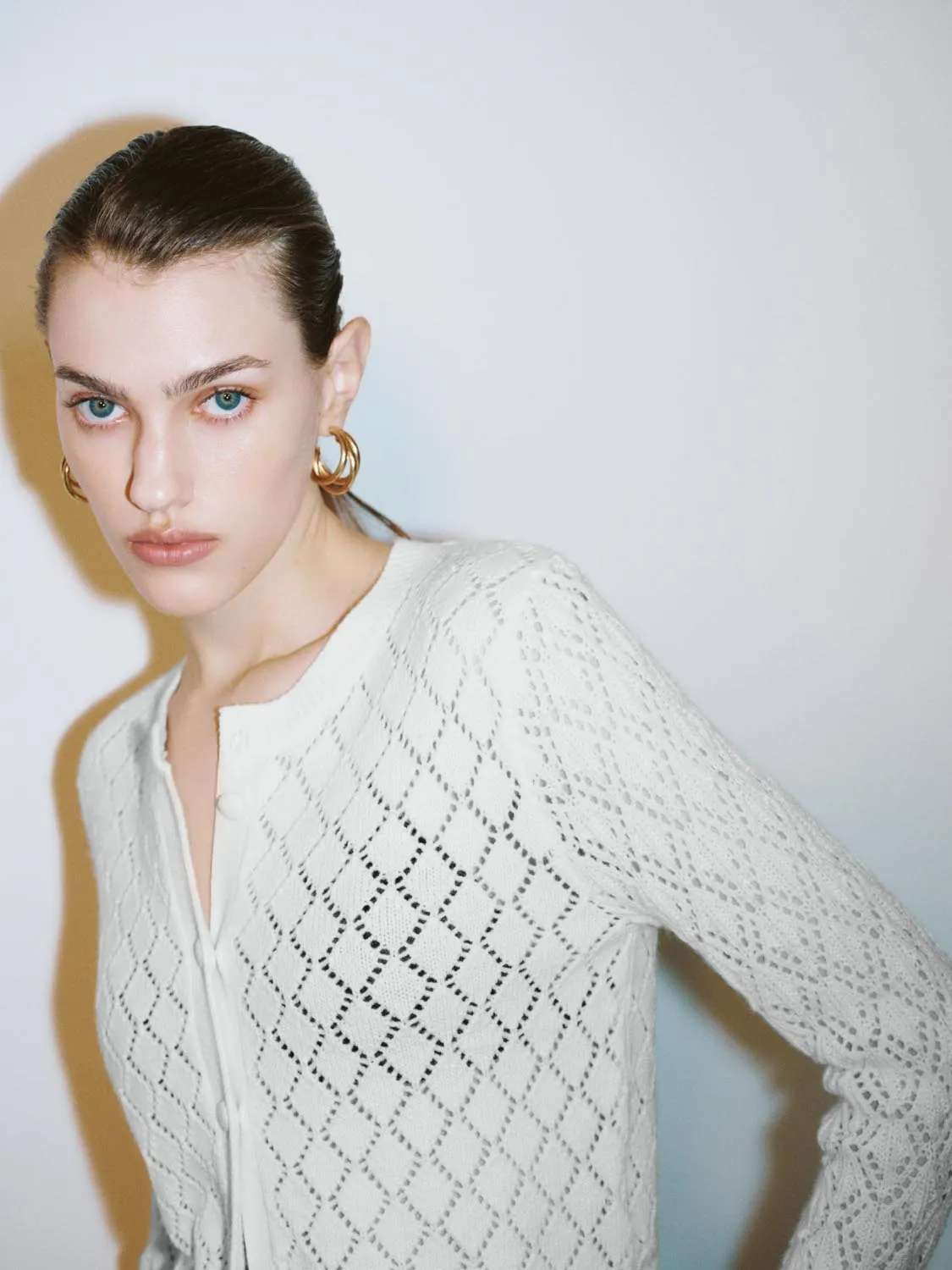 Crochet Knitted Cardigans sold by Urban Revivo product image thumbnail 3
