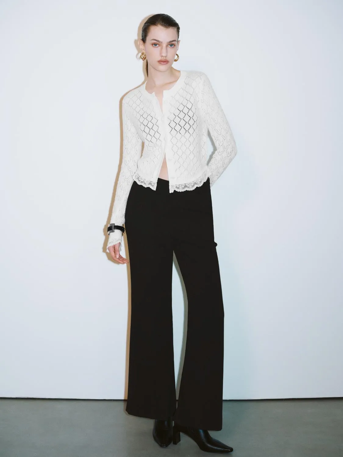 Crochet Knitted Cardigans sold by Urban Revivo product image thumbnail 4