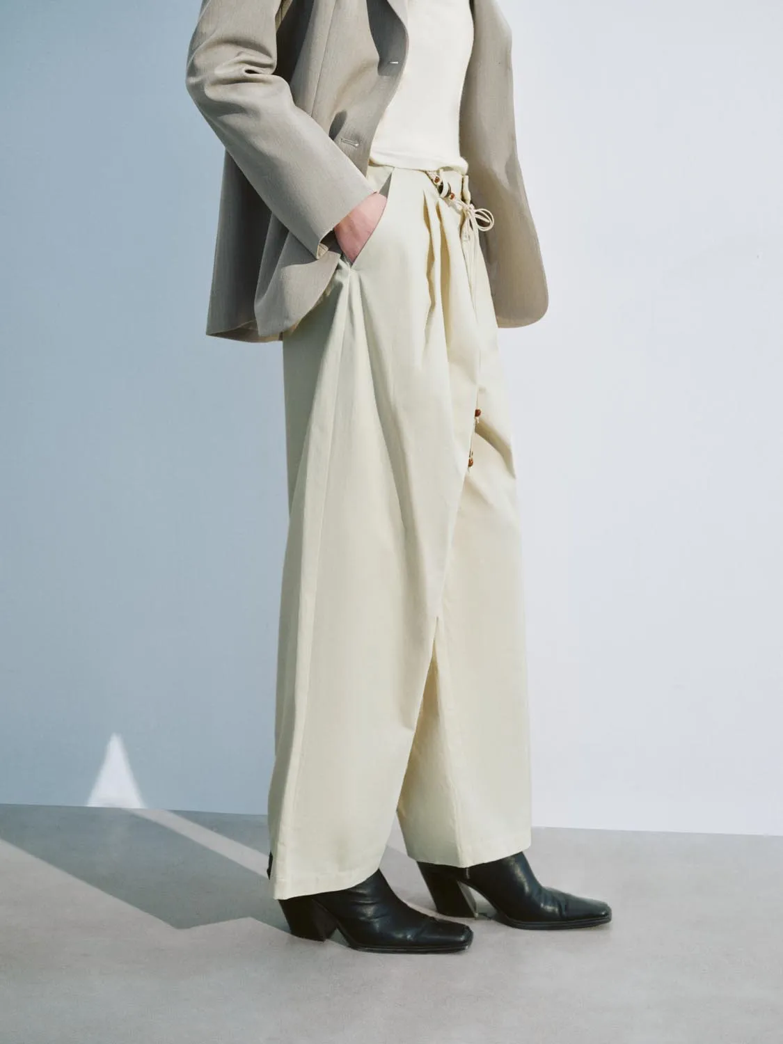 Thick Wide-Leg Pants sold by Urban Revivo product image thumbnail 3