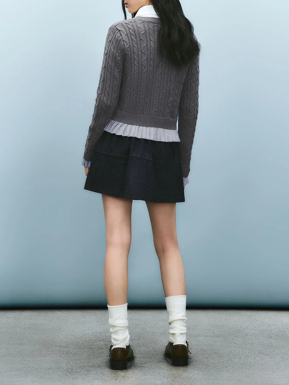 Cable Knitted Cardigans sold by Urban Revivo product image thumbnail 5