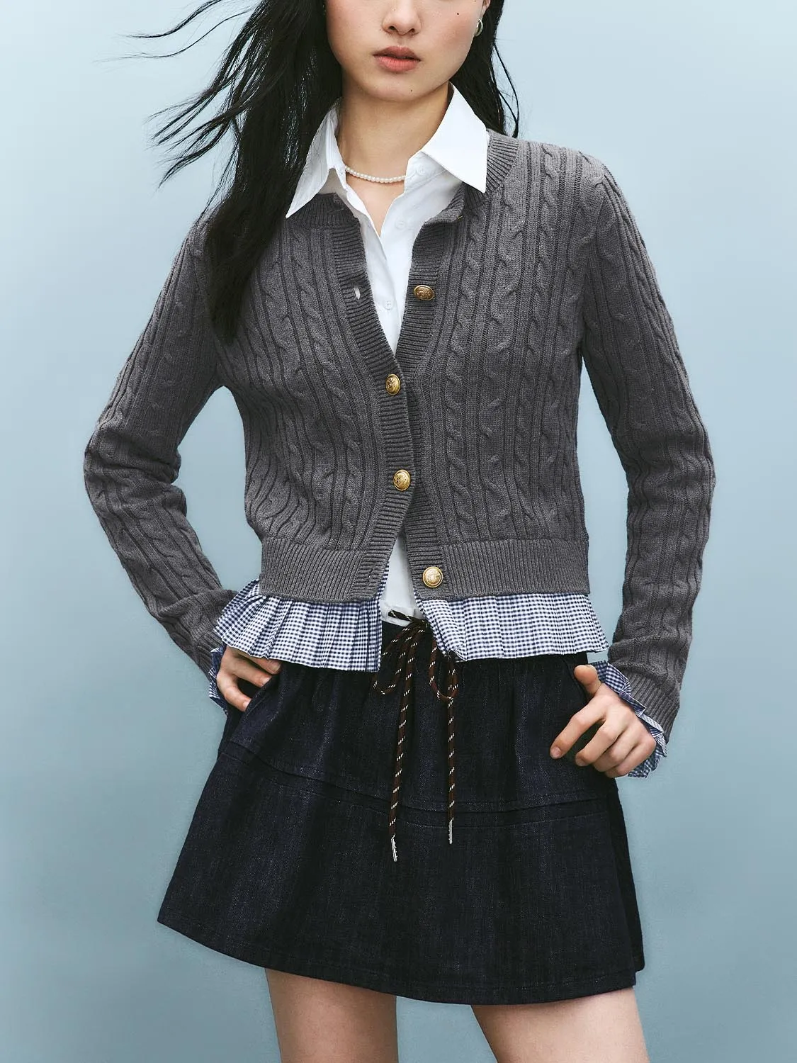 Cable Knitted Cardigans sold by Urban Revivo