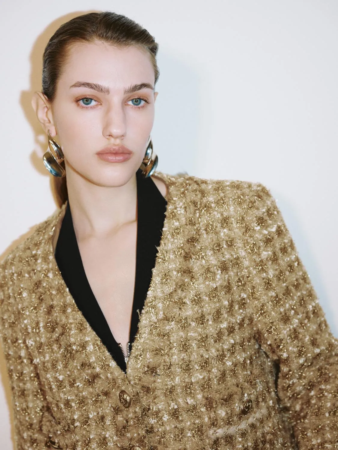 Button Up Tweed Jackets sold by Urban Revivo product image thumbnail 3