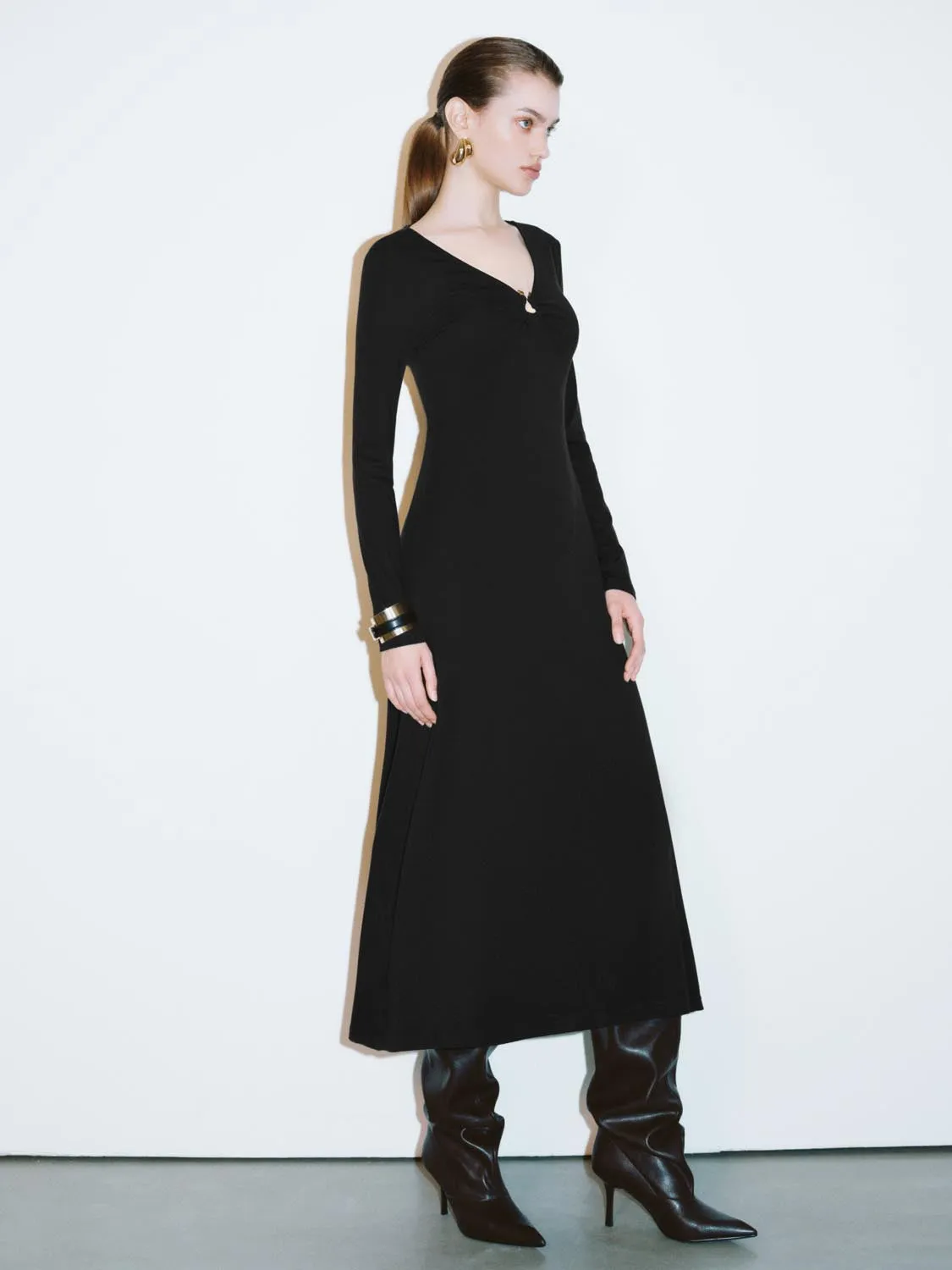 V-Neck A-Line Dresses sold by Urban Revivo product image thumbnail 2