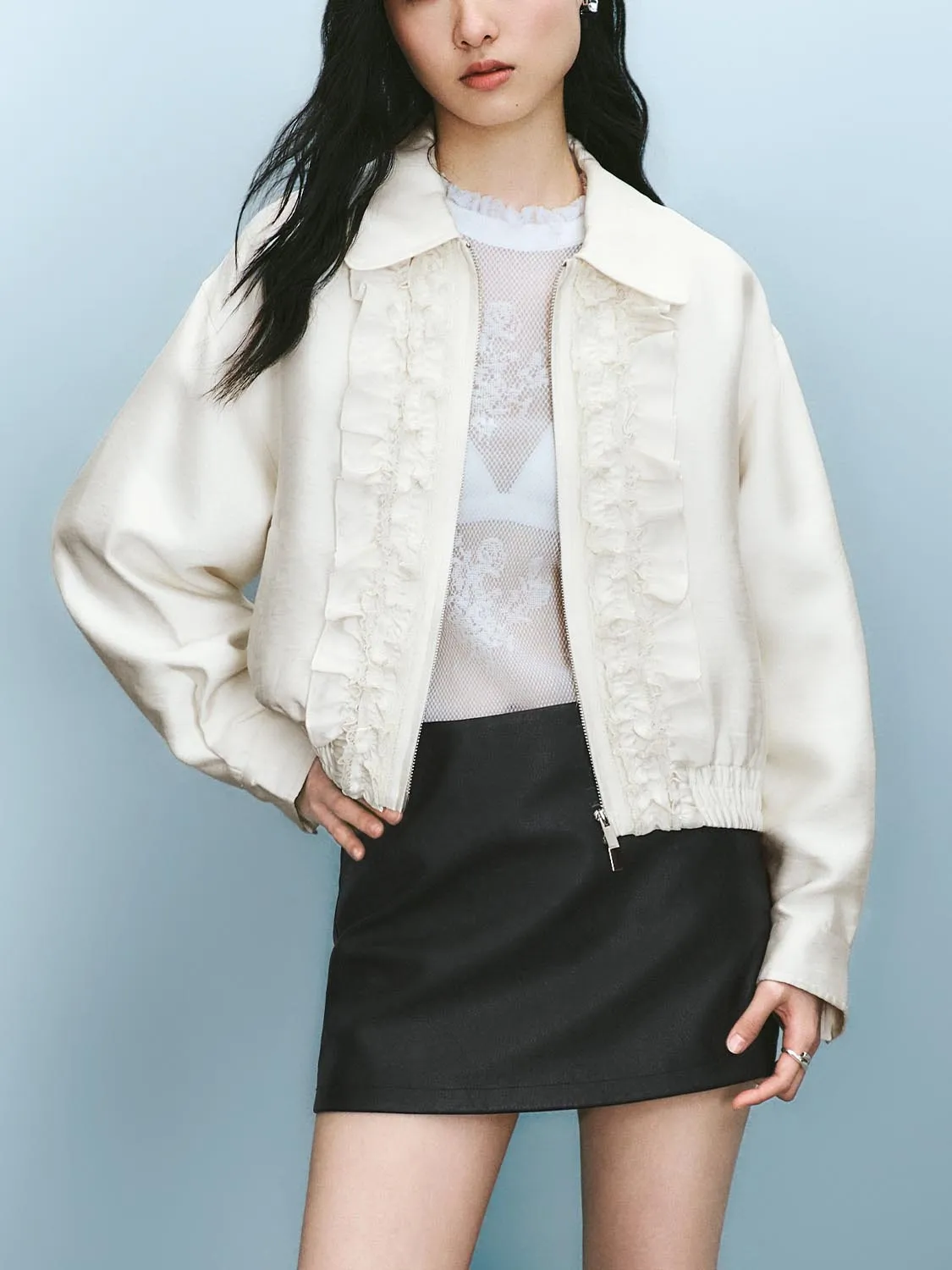 Zip Up Front Jackets sold by Urban Revivo
