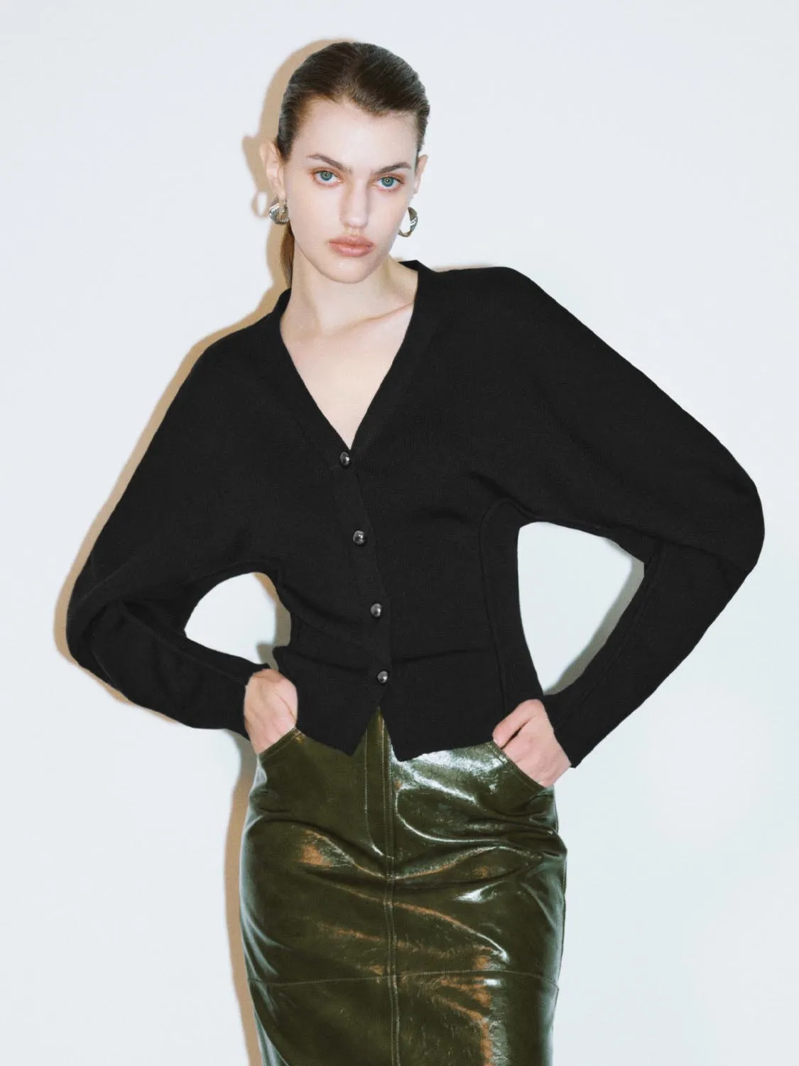 V-Neck Knitted Cardigans sold by Urban Revivo