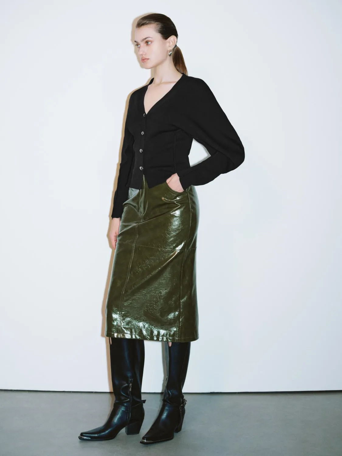 V-Neck Knitted Cardigans sold by Urban Revivo product image thumbnail 4