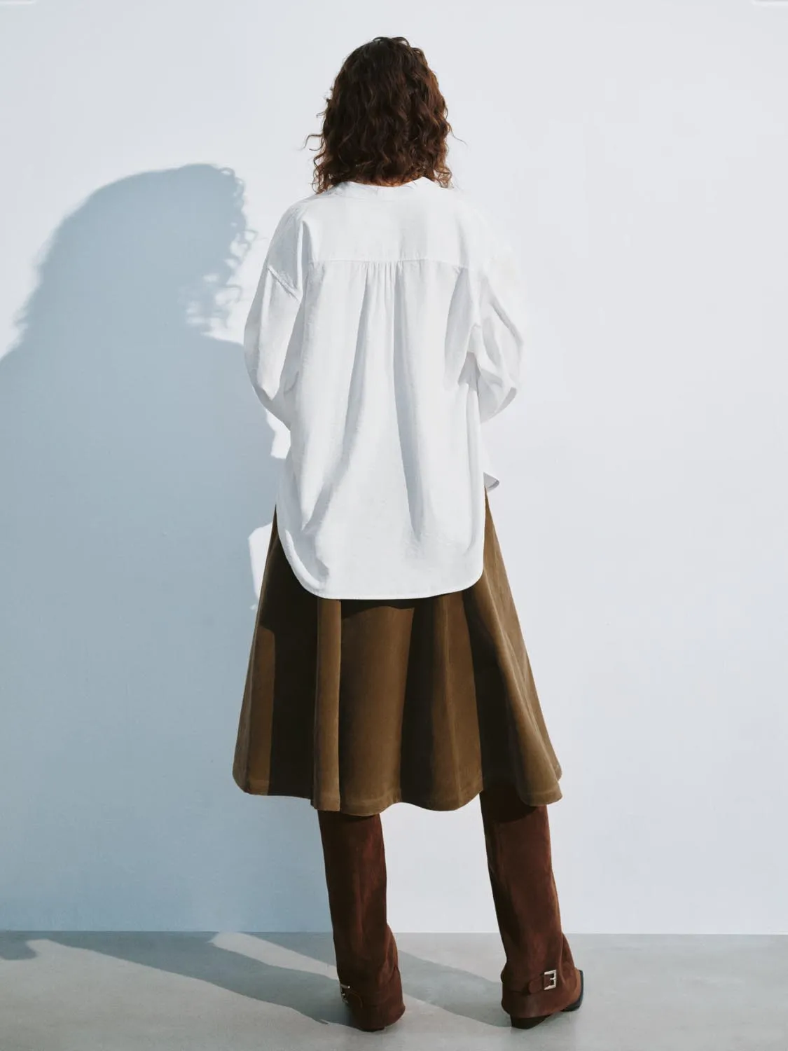 V-Neck Loose Shirts sold by Urban Revivo product image thumbnail 5