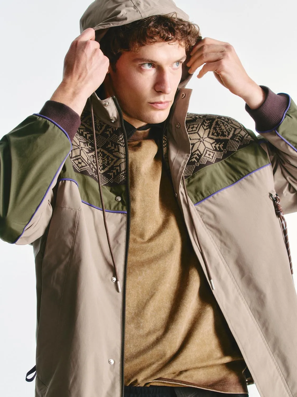 Paneled Hoodie Jackets sold by Urban Revivo product image thumbnail 3
