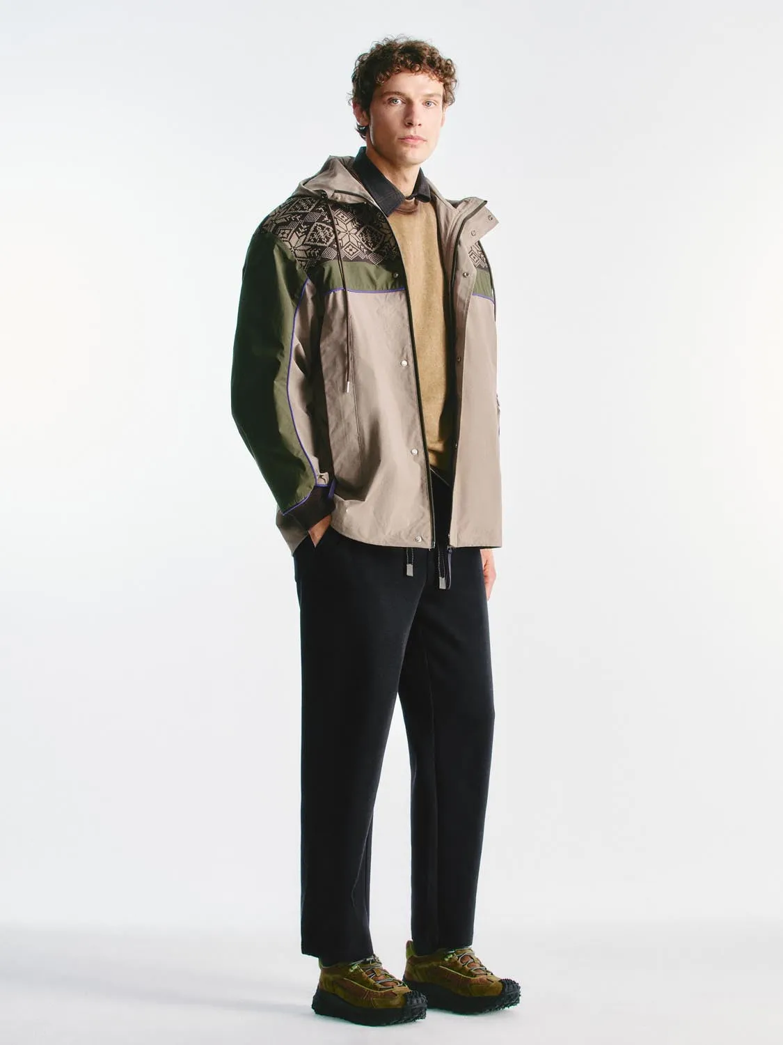 Paneled Hoodie Jackets sold by Urban Revivo product image thumbnail 4