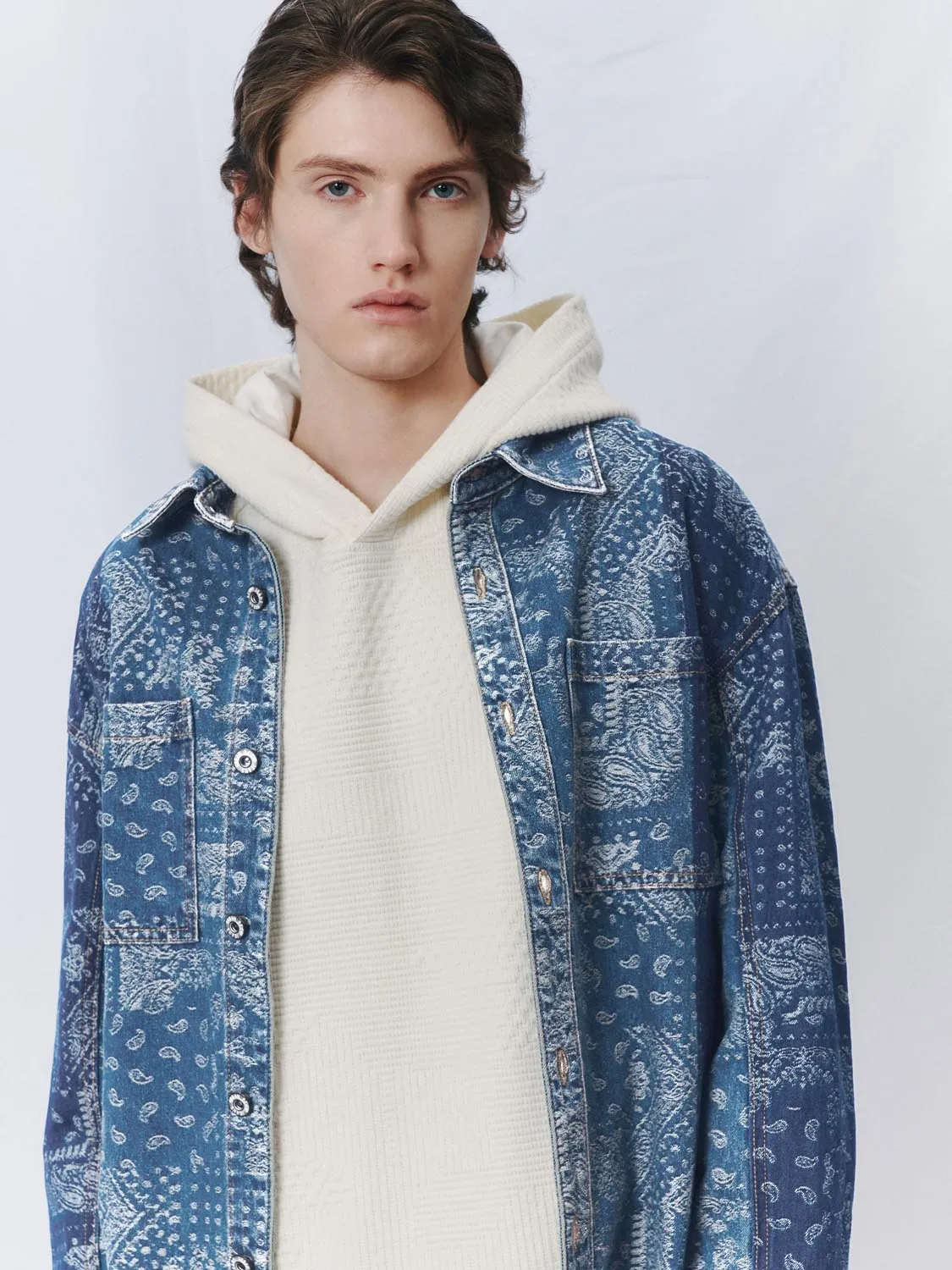 Printed Denim Shirts sold by Urban Revivo product image thumbnail 3