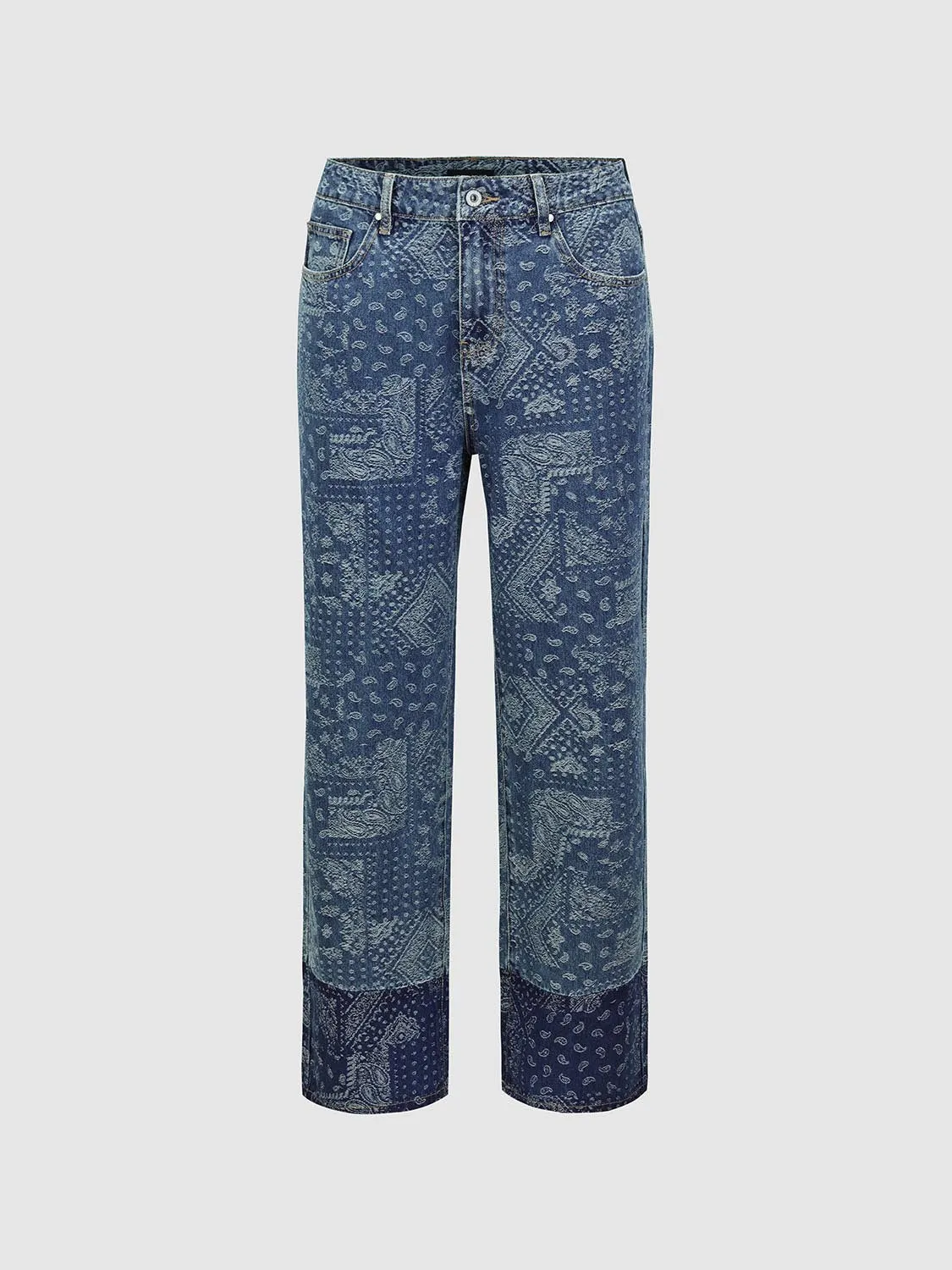 Printed Denim Jeans sold by Urban Revivo