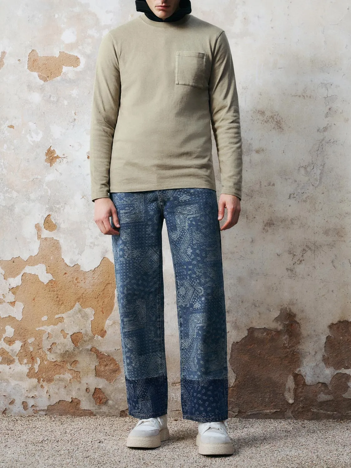 Printed Denim Jeans sold by Urban Revivo product image thumbnail 2