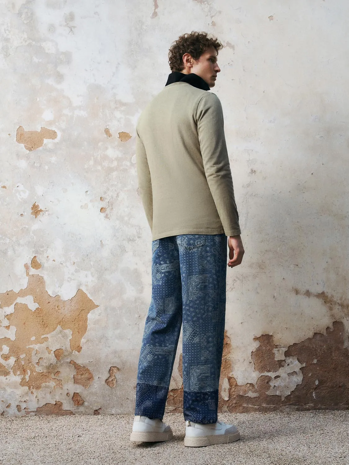 Printed Denim Jeans sold by Urban Revivo product image thumbnail 5