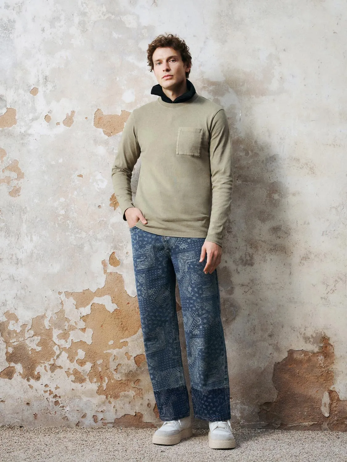 Printed Denim Jeans sold by Urban Revivo product image thumbnail 4