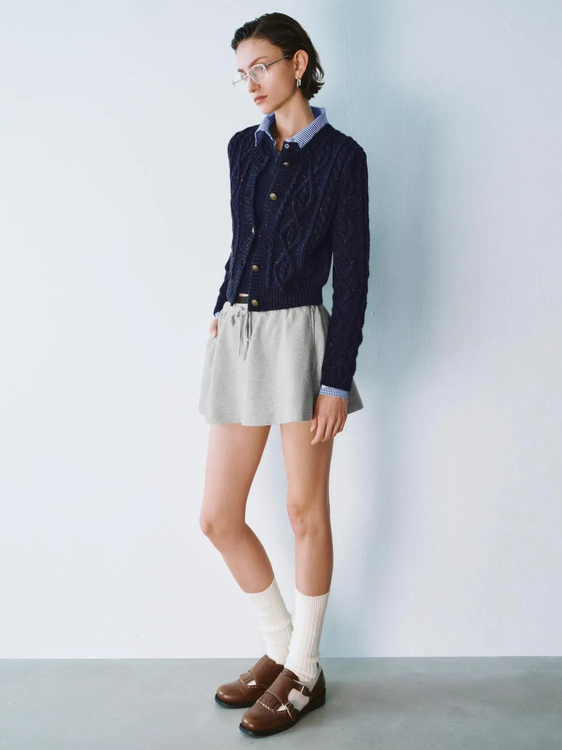 Cropped Knitted Cardigans sold by Urban Revivo product image thumbnail 4