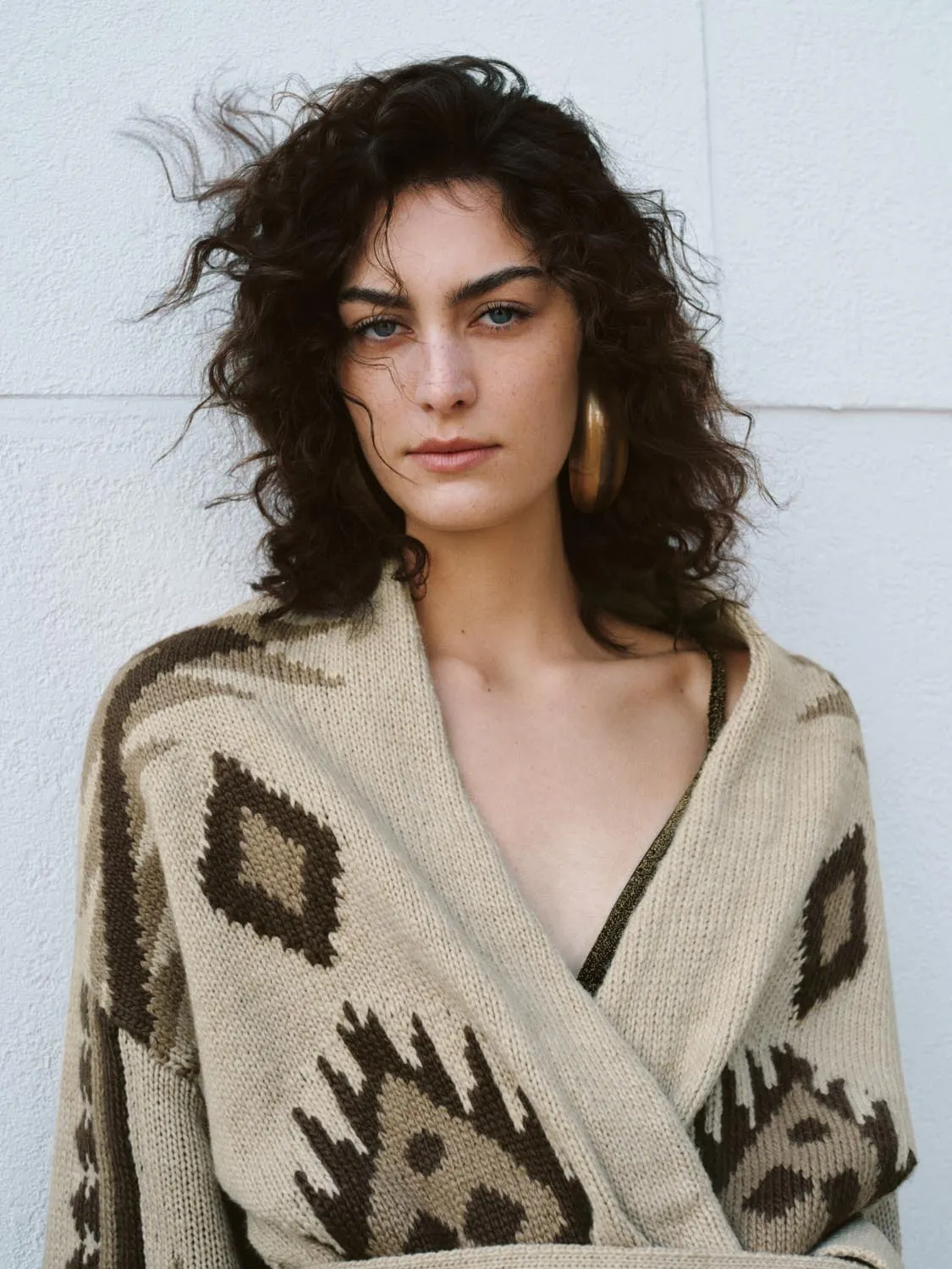 Robe Aztec Knitted Cardigans sold by Urban Revivo product image thumbnail 3