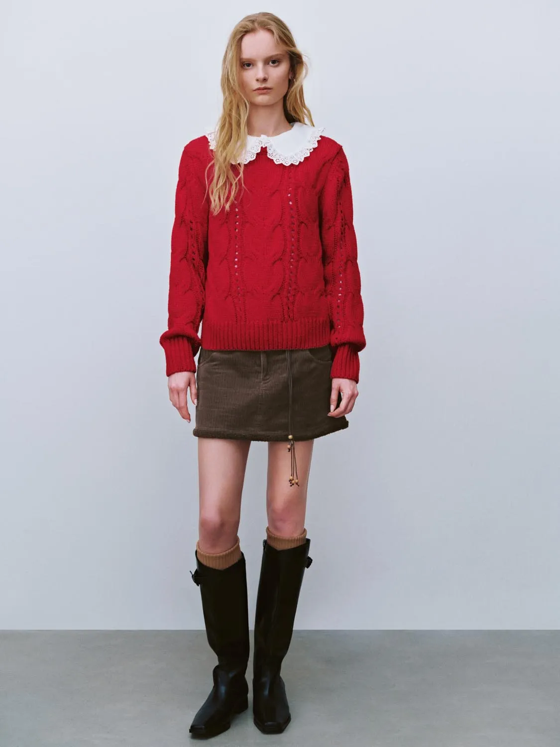 Crew Neck Knitted T-Shirts sold by Urban Revivo product image thumbnail 4