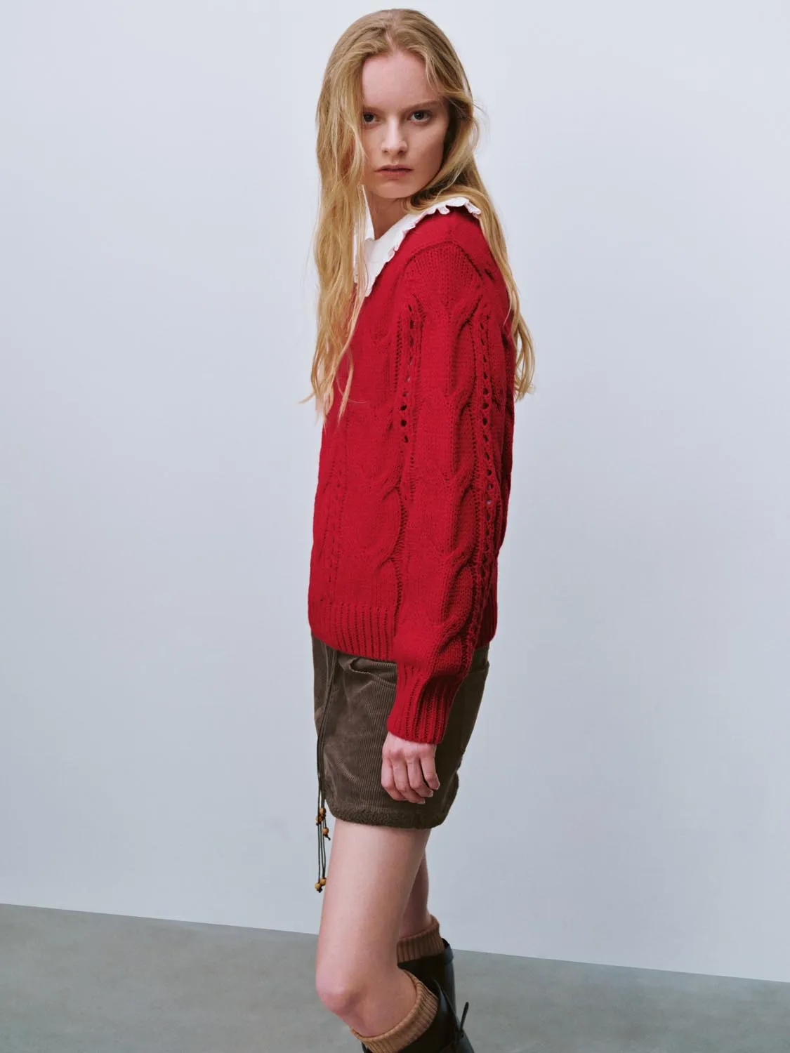 Crew Neck Knitted T-Shirts sold by Urban Revivo product image thumbnail 2