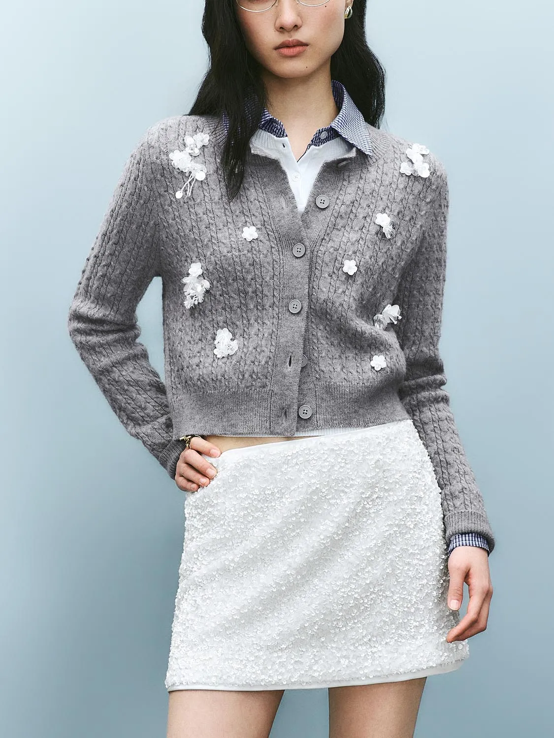 Cropped Knitted Cardigans sold by Urban Revivo