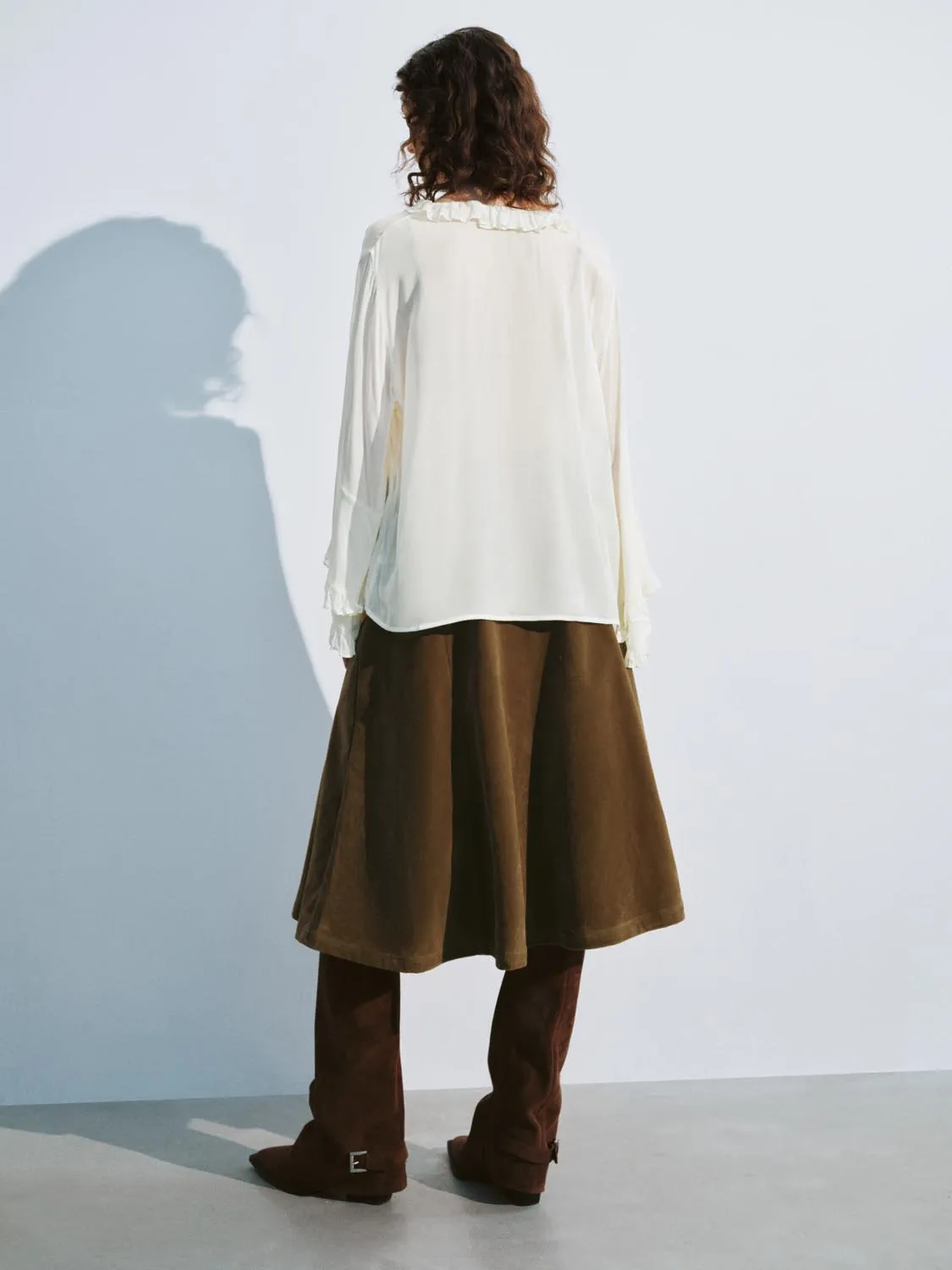 Corduroy A-Line Skirts sold by Urban Revivo product image thumbnail 5