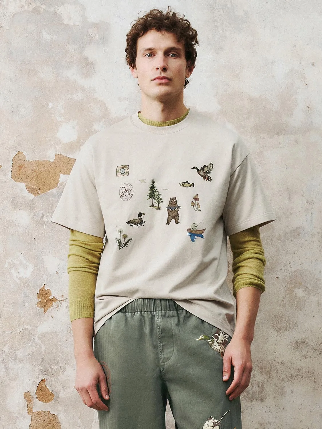 Printed Short Sleeve Shirts sold by Urban Revivo