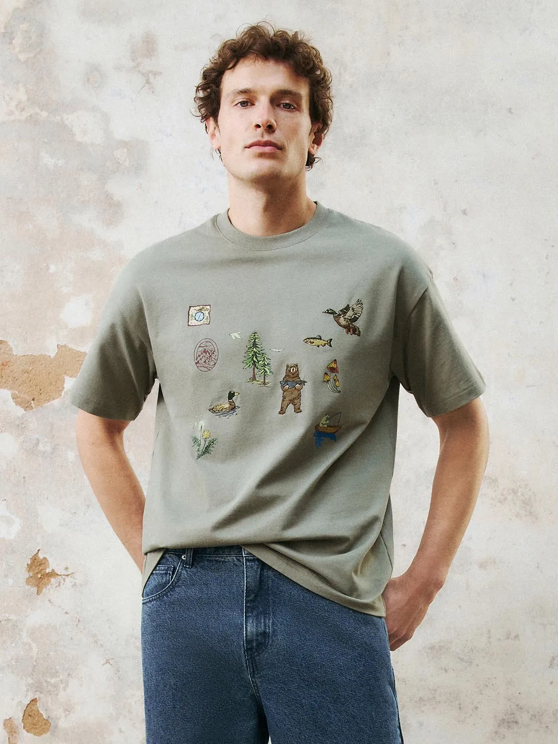 Printed Short Sleeve Shirts sold by Urban Revivo