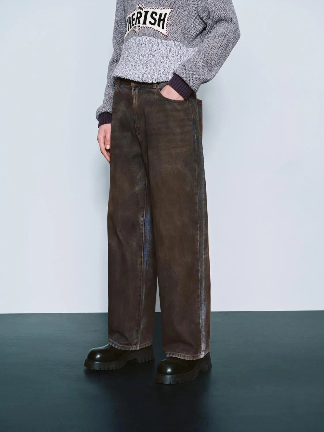 Loose Denim Jeans sold by Urban Revivo product image thumbnail 3