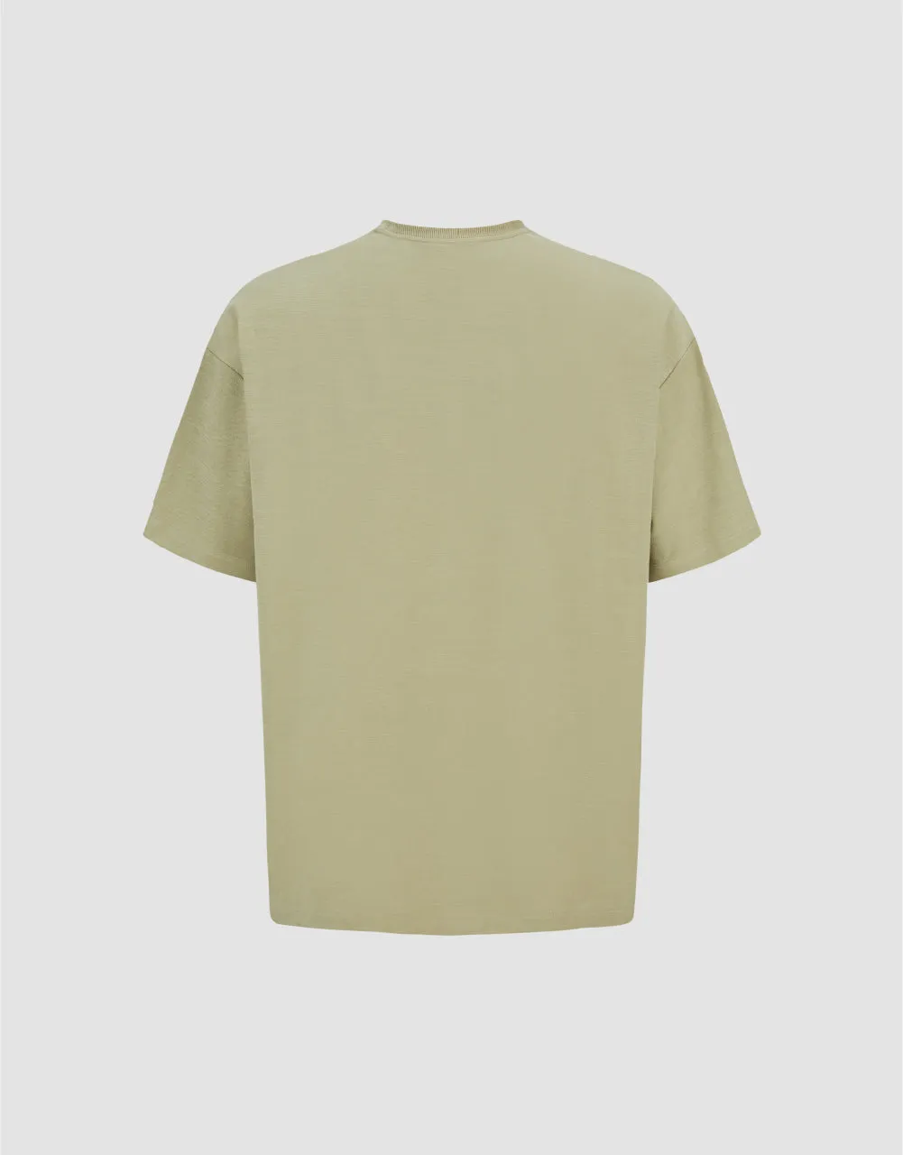 Crew Neck Straight T-Shirt sold by Urban Revivo product image thumbnail 5