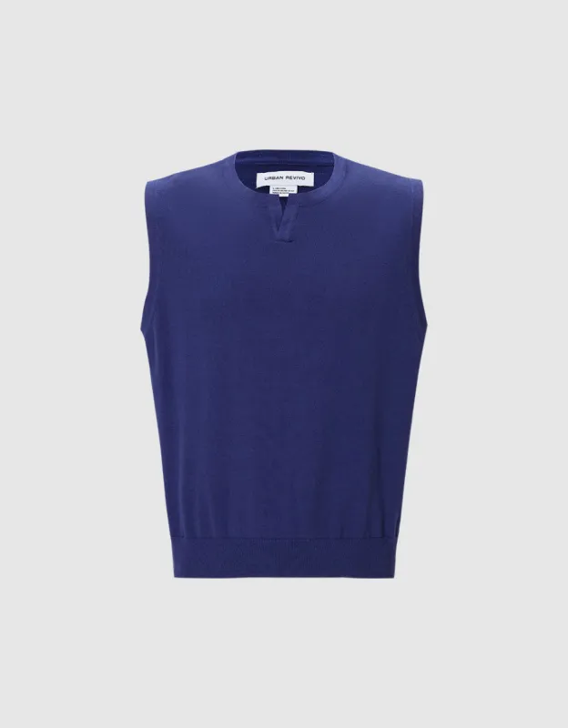 Plain Sweater Vest sold by Urban Revivo