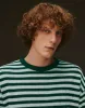 Striped Sleeve Crew Neck T-Shirt sold by Urban Revivo