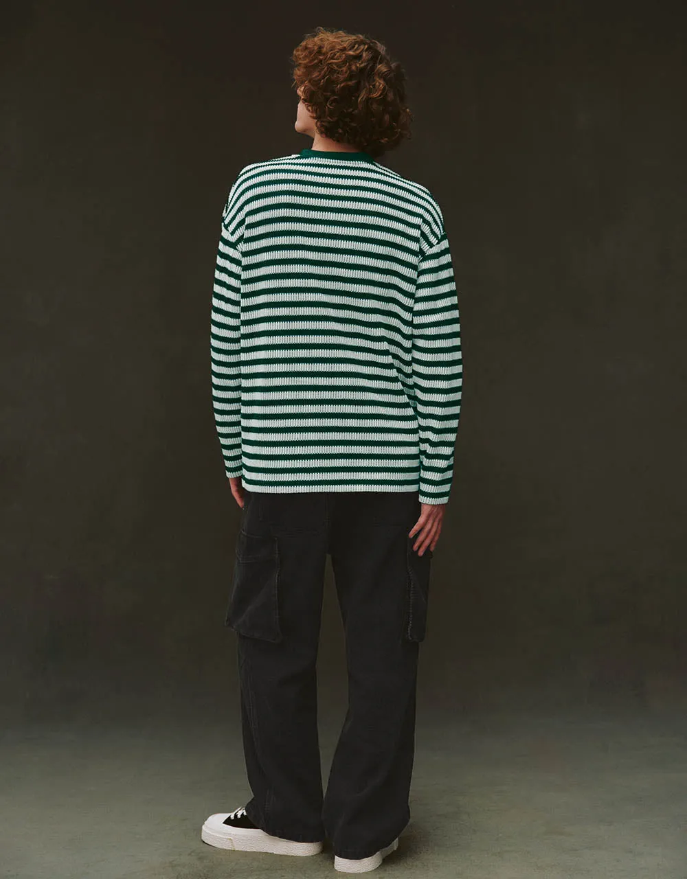 Striped Sleeve Crew Neck T-Shirt sold by Urban Revivo product image thumbnail 5