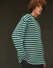 Striped Sleeve Crew Neck T-Shirt sold by Urban Revivo