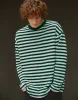Striped Sleeve Crew Neck T-Shirt sold by Urban Revivo