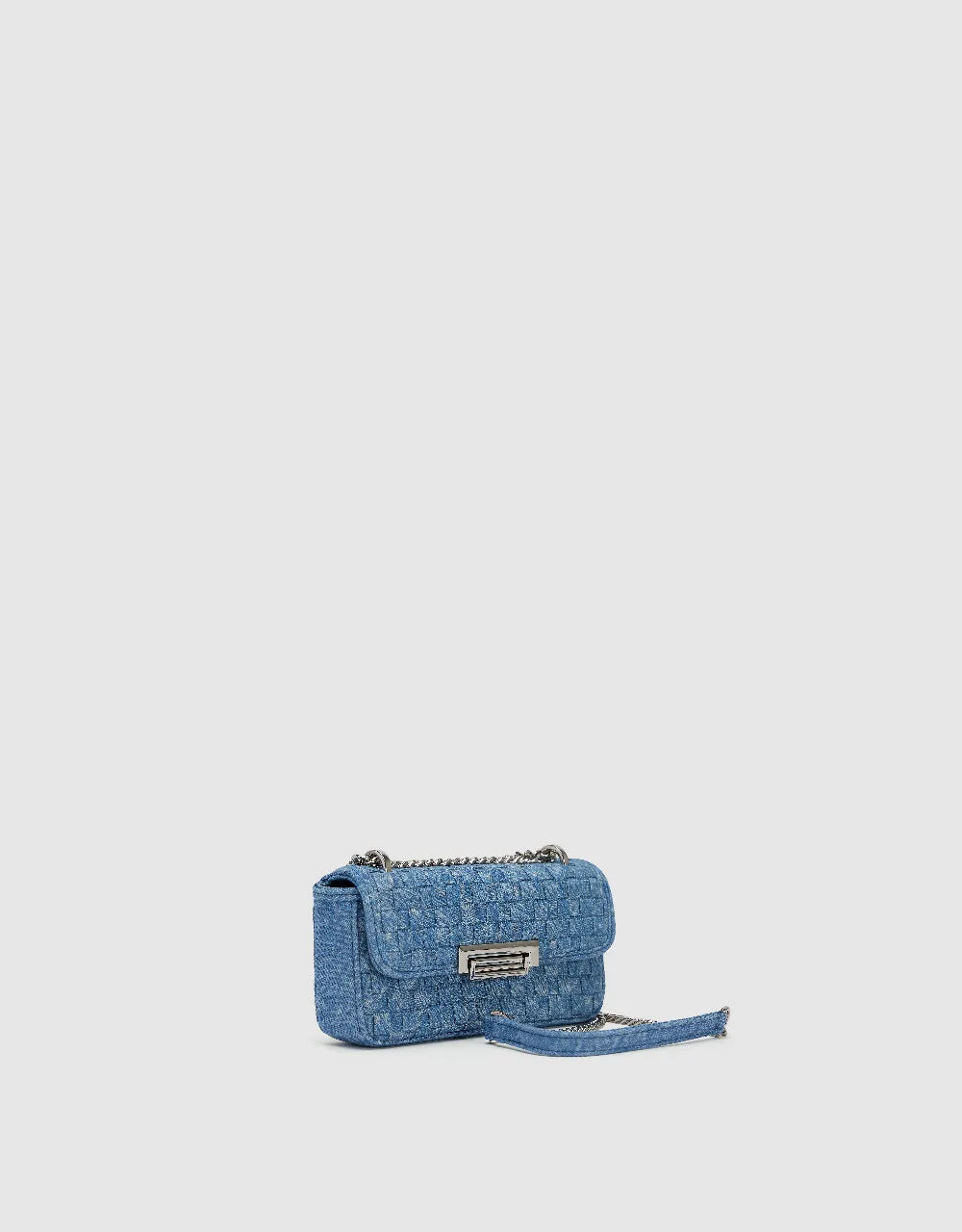 Chained Denim Shoulder Bag sold by Urban Revivo product image thumbnail 2