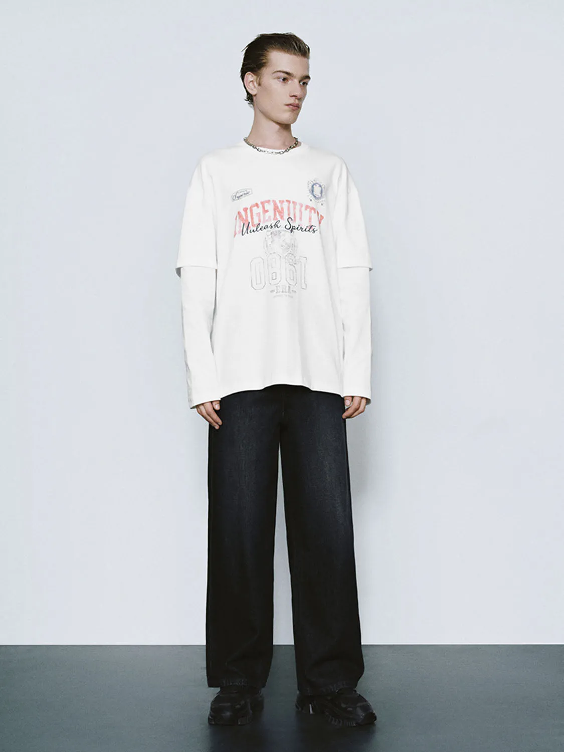 Long Sleeve T-Shirts sold by Urban Revivo product image thumbnail 4