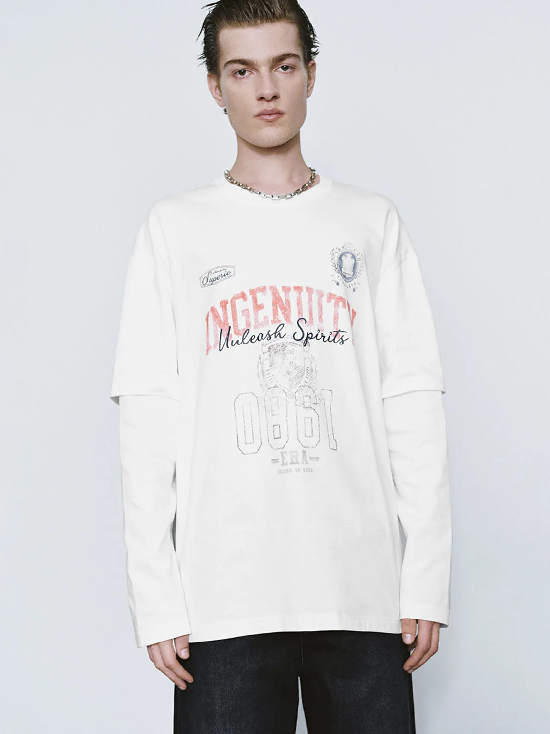 Long Sleeve T-Shirts sold by Urban Revivo product image thumbnail 3