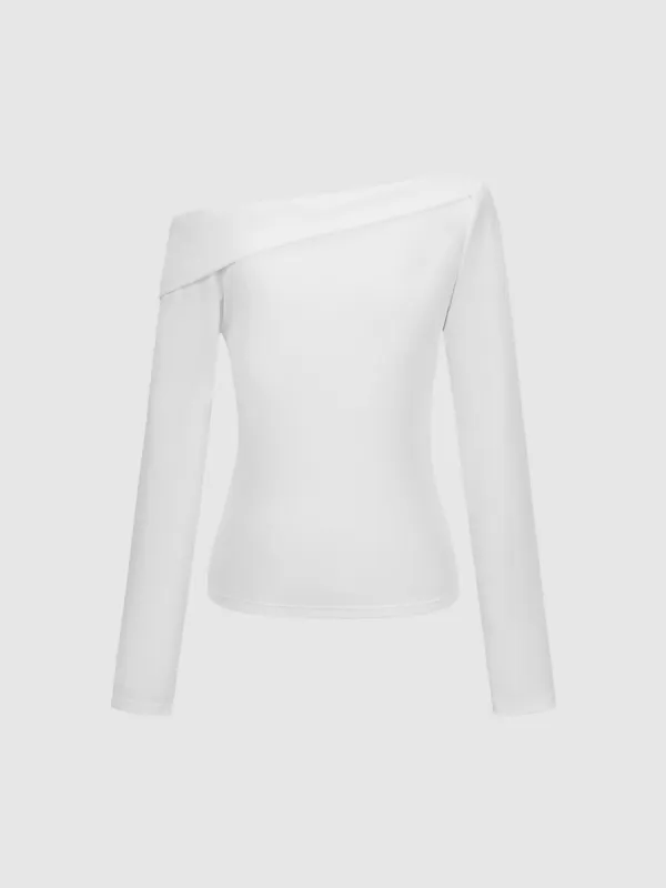 One Shoulder Skinny T-Shirts sold by Urban Revivo