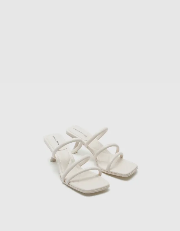 Square Toe Heeled Slippers sold by Urban Revivo