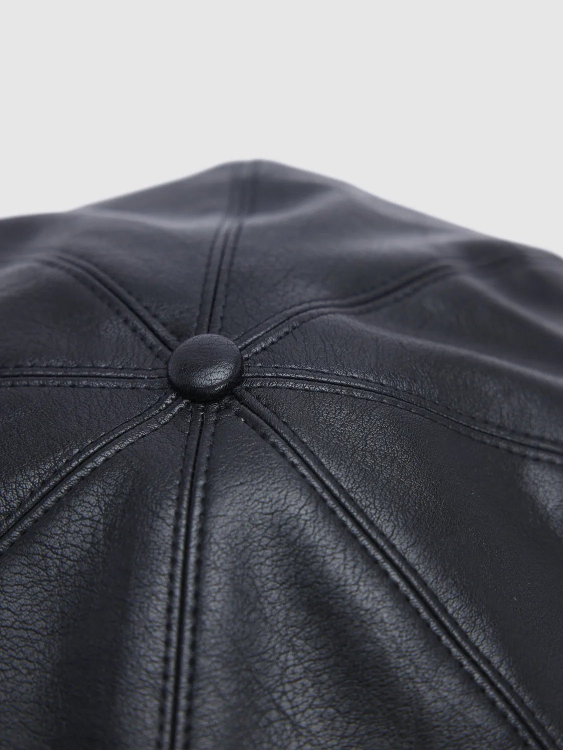 Vegan Leather Newsboy Caps sold by Urban Revivo product image thumbnail 5