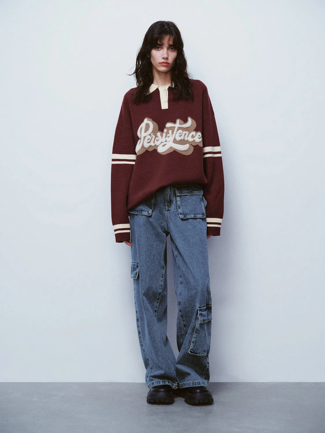 Polo Knitted Long Sleeve T-Shirts sold by Urban Revivo