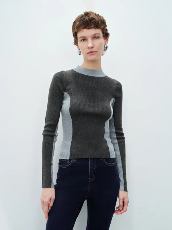 Skinny Knitted Long Sleeve T-Shirts sold by Urban Revivo