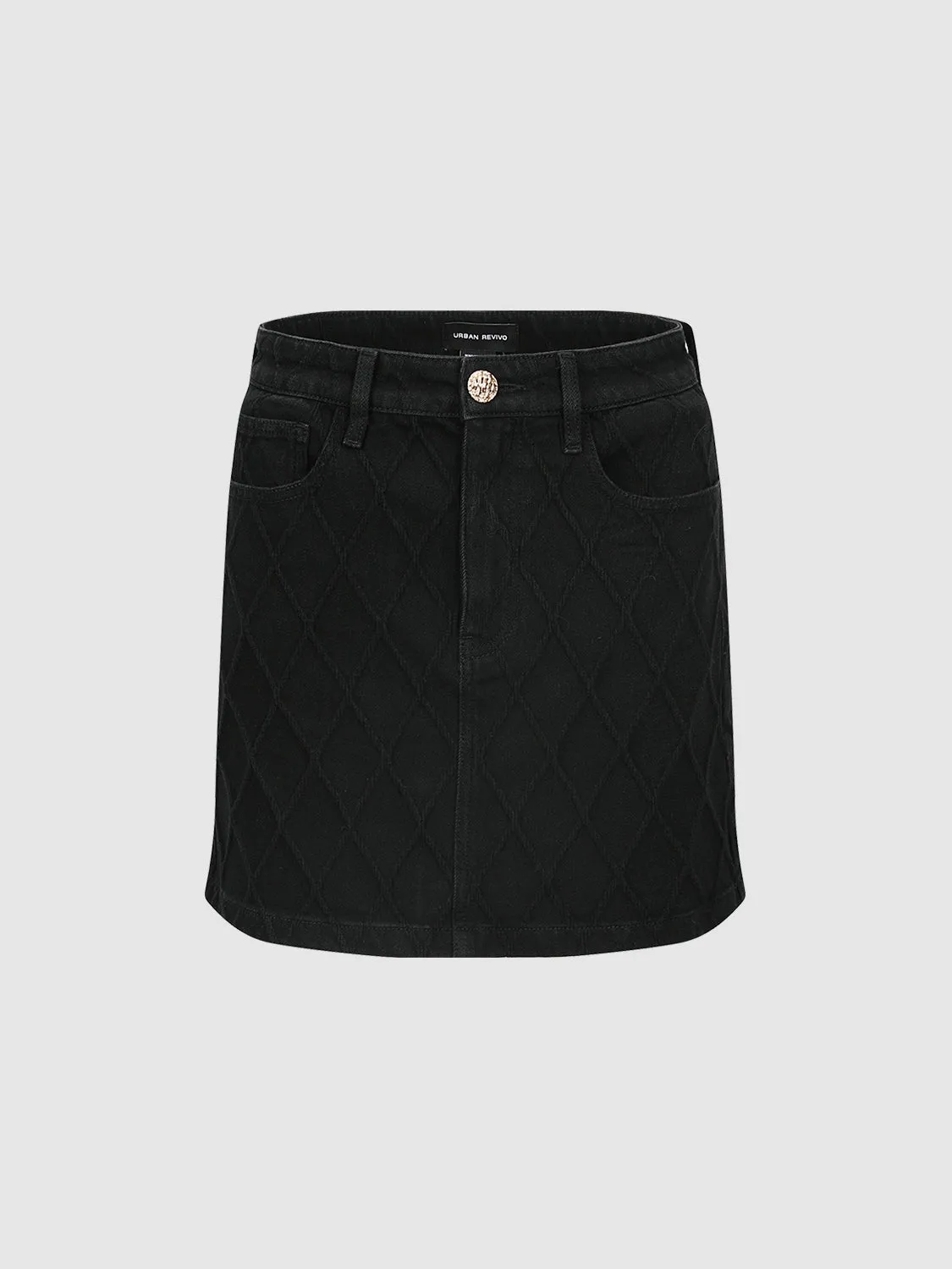 Mini A-Line Denim Skirts sold by Urban Revivo