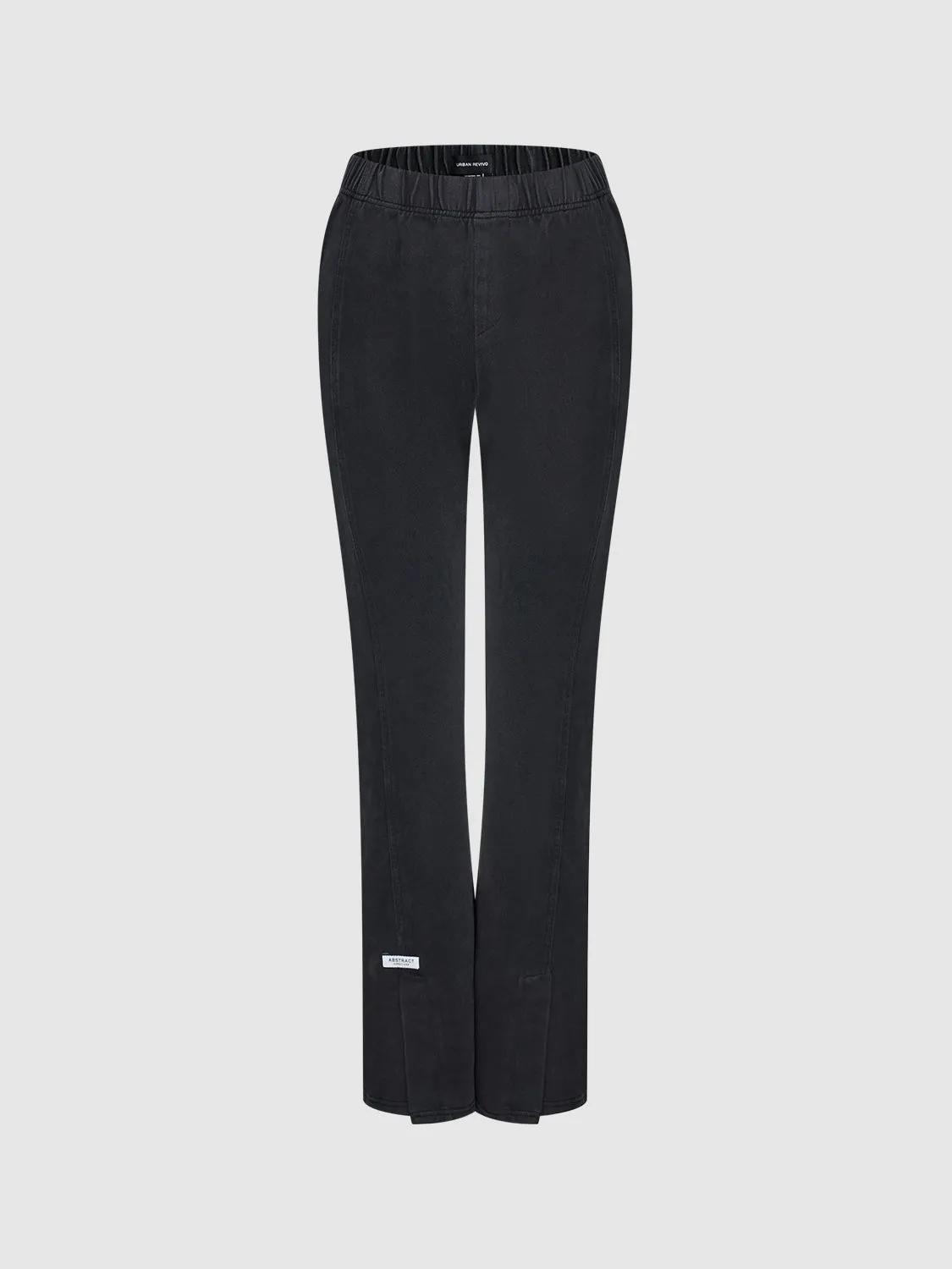 Elastic Split Hem Flare Pants sold by Urban Revivo