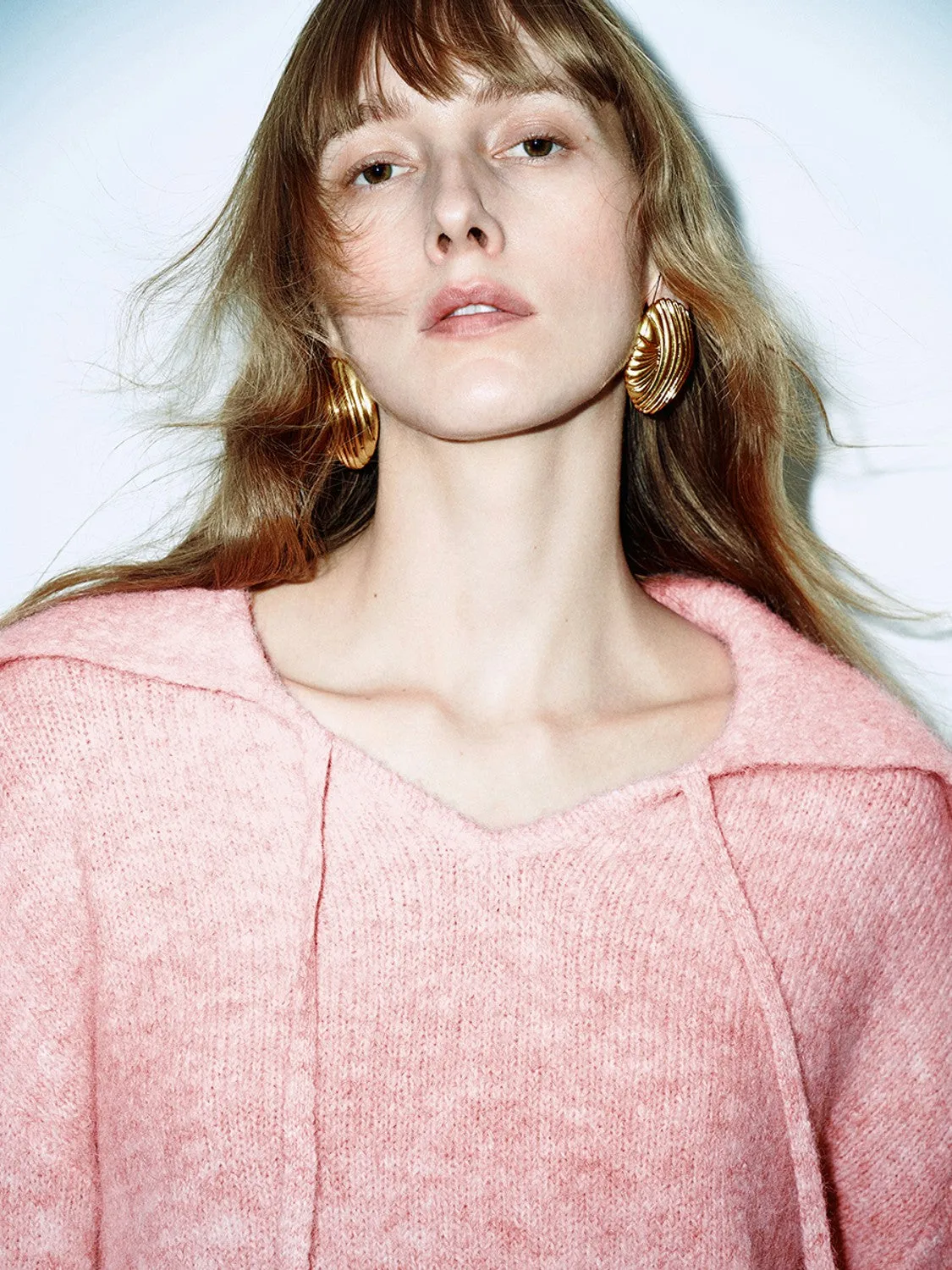 Lapel Knitted Long Sleeve T-Shirts sold by Urban Revivo product image thumbnail 5