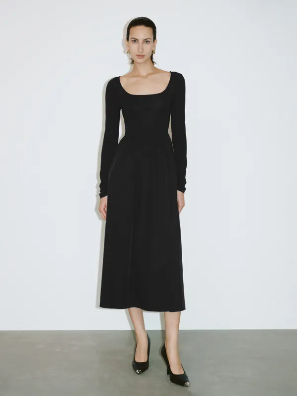 Long Sleeve A-Line Dresses sold by Urban Revivo