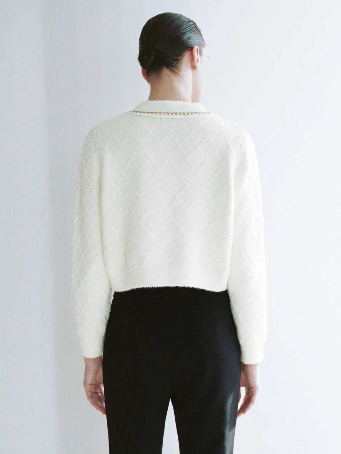 Pearl Button Knitted Cardigans sold by Urban Revivo product image thumbnail 2