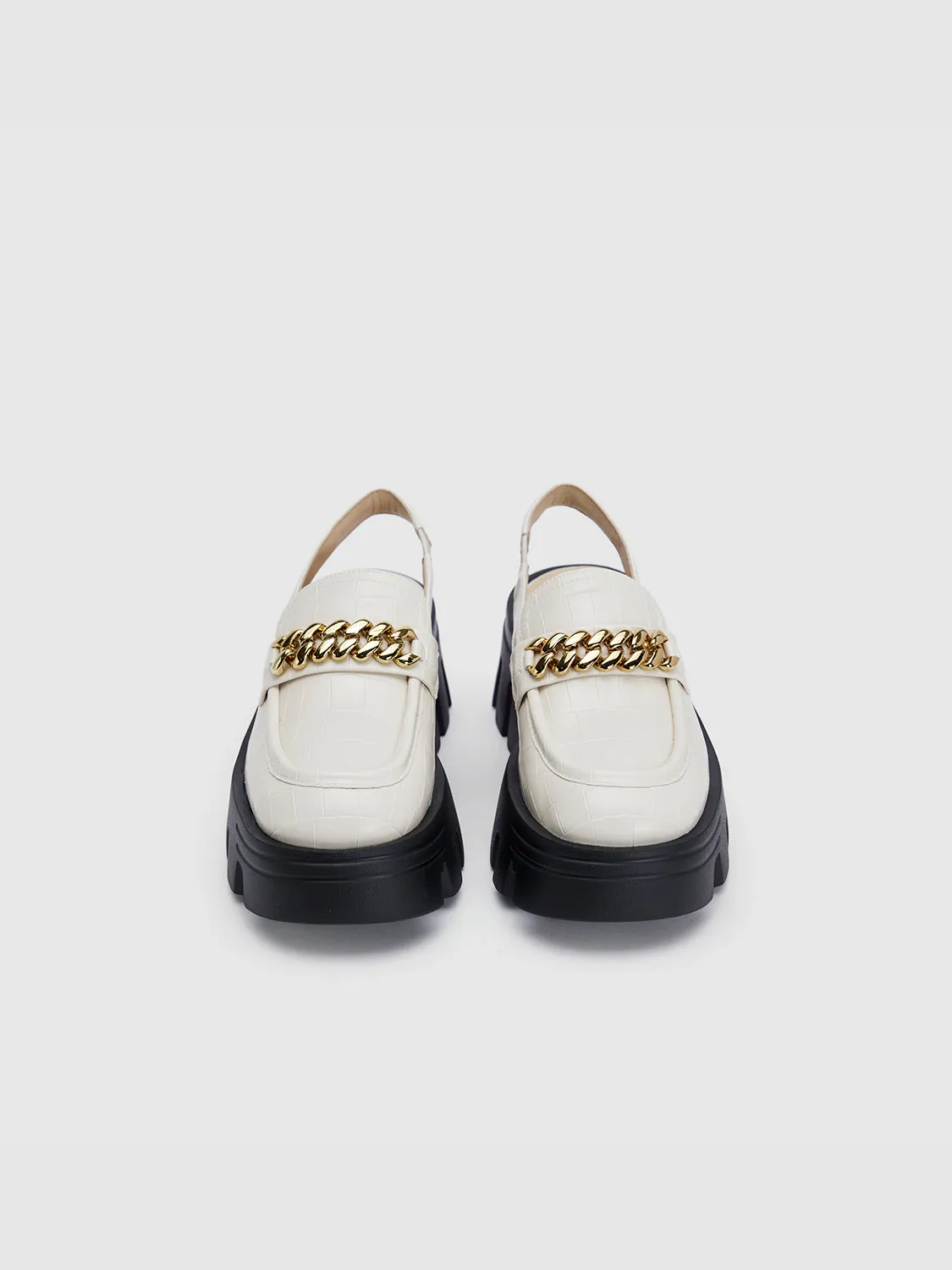 Chunky Heeled Round Toe Slingbacks sold by Urban Revivo product image thumbnail 4