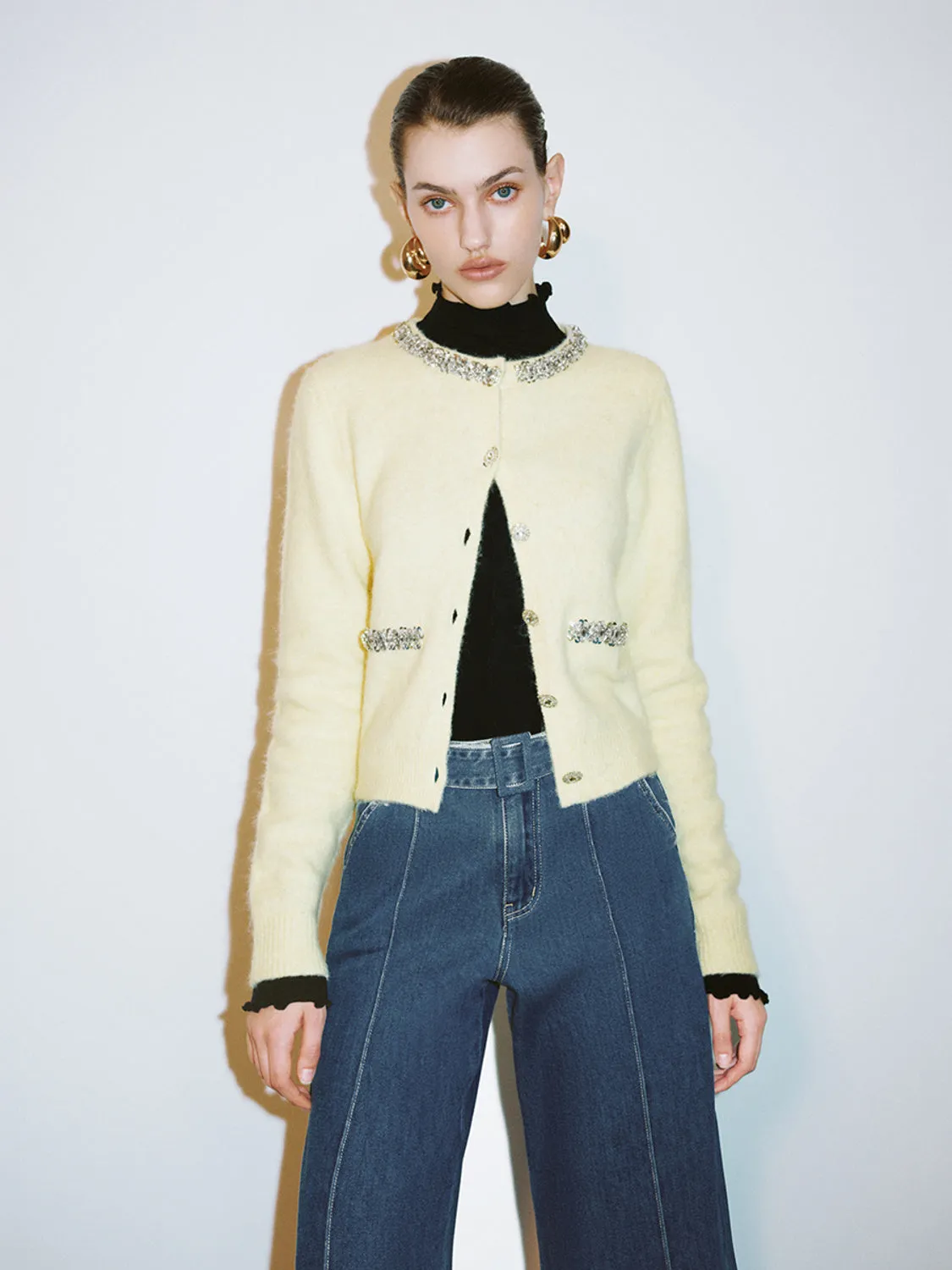 Cropped Knitted Cardigans sold by Urban Revivo